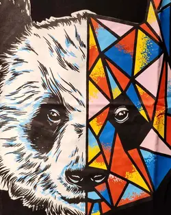 تیشرت سایز بزرگ پاندا کد 432