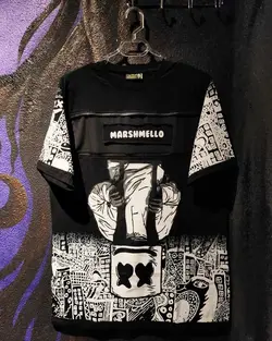 تیشرت مارشمالو وارونه کد 497