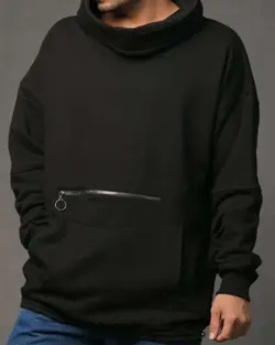 هودی یقه ایستاده(بدون کلاه)