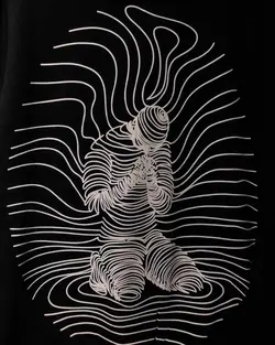 دورس یقه گرد پشت چاپ