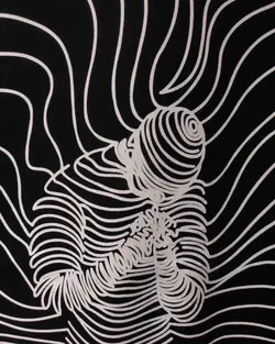 دورس یقه گرد پشت چاپ