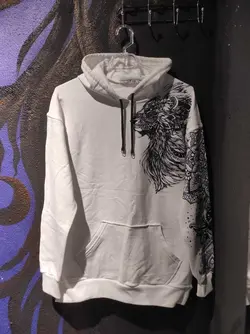 هودی نیم  رخ شیر