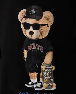 تی شرت سوپر سایز تدی SKATE
