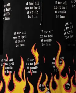 تیشرت کلاهدار آتشی fire 🔥