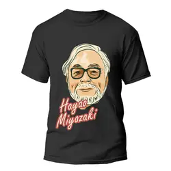 تیشرت طرح گرافیکی میازاکی
