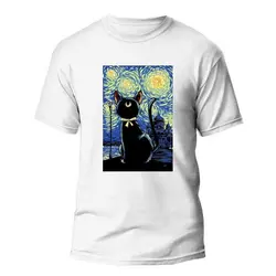 تیشرت طرح Starry sky MEOW