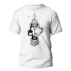 تیشرت طرح گرافیکی داستان گرامافون