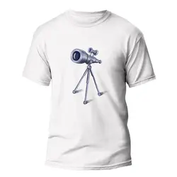 طرح تیشرت تلسکوب خاکستری