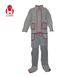 لباس دو تکه چرم جوشکاری ضد ذوب