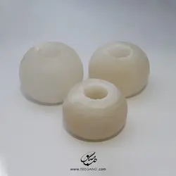 شمعدان سنگ نمک طرح کره