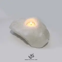 شمعدان سنگ نمک طرح کلاسیک