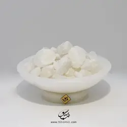 آباژور سنگ نمک طرح کاسه گرد پایه سنگی