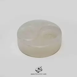 شمعدان سنگ نمک طرح یین و یانگ