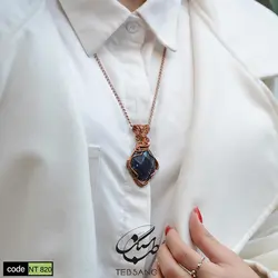 گردنبند زنانه سنگ سودالیت NT-820