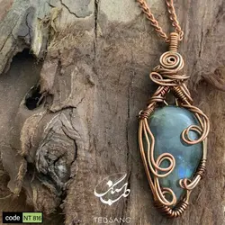 گردنبند زنانه سنگ لابرادوریت NT-816