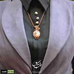 گردنبند زنانه سنگ عقیق NT-814
