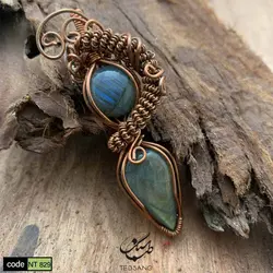 گردنبند زنانه سنگ لابرادوریت NT-829