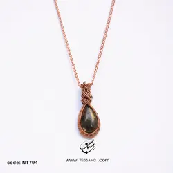 گردنبند زنانه سنگ لابرادوریت NT-794