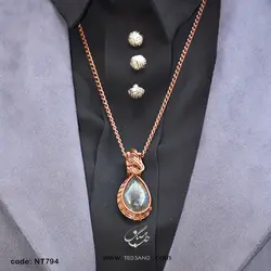 گردنبند زنانه سنگ لابرادوریت NT-794