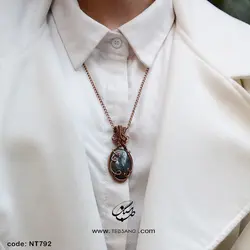 گردنبند زنانه سنگ لابرادوریت NT-792