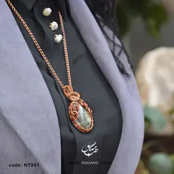 گردنبند زنانه سنگ لابرادوریت NT-801