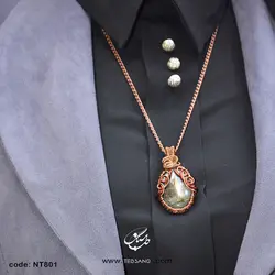 گردنبند زنانه سنگ لابرادوریت NT-801