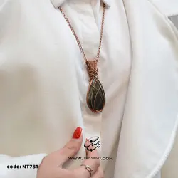 گردنبند زنانه سنگ لابرادوریت NT-781