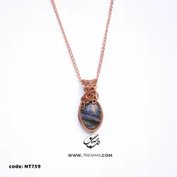 گردنبند زنانه سنگ سودالیت NT-759