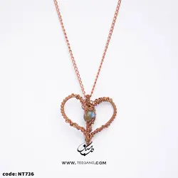 گردنبند زنانه لابرادوریت کد NT-736