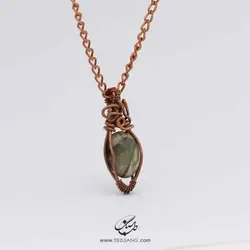 گردنبند زنانه سنگ لابرادوریت NT-121