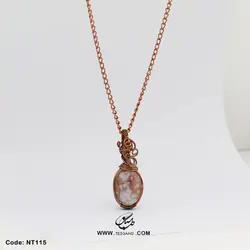 گردنبند زنانه سنگ عقیق NT-115