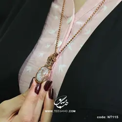 گردنبند زنانه سنگ عقیق NT-115