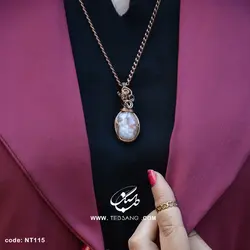 گردنبند زنانه سنگ عقیق NT-115