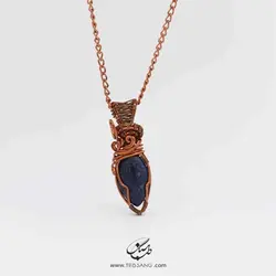 گردنبند زنانه سنگ لاجورد NT-120