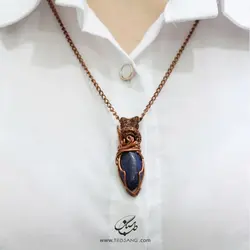 گردنبند زنانه سنگ لاجورد NT-120