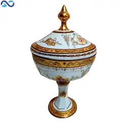 ست پذیرایی و گلاب پاش 6 تیکه چینی لردشید مدل دانسی