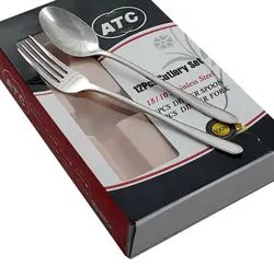 سرویس قاشق و چنگال 6 نفره atc - تیمچه بازار
