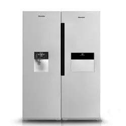 یخچال و فریزر دوقلو 17 فوت هیمالیا مدل آلفا/ سفید چرمی