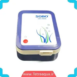 پمپ هوا شارژی آکواریوم مدل SB-4000 برند SOBO