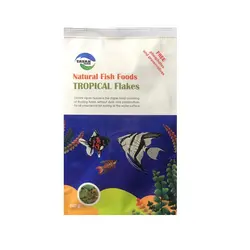 غذای نچرال فود تروپیکال پولکی توان فارم Natural Fish Food Tropical Flakes