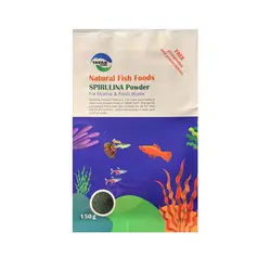 غذای اسپیرولینا پودری برند توان فارم Spirulina Powder