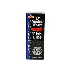 داروی بیماری انگل قلابدار و شپش ماهی اوشن فری  O' Anchor Worm &amp; Fish Lice Ocean Free'