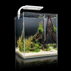 آکواریوم شریمپ با تجهیزات و پایه آکوااِل لهستان مدل 20 لیتری