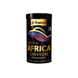غذا ماهی سافت لاین آفریقا گوشتخوار تروپیکال Tropical Soft line Africa Carnivore Size M