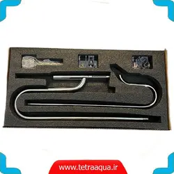 ورودی و خروجی استیل فیلتر سطلی آکواریوم سایز کوچک برند استیل