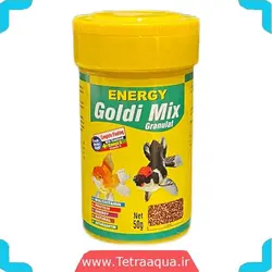 غذا ماهی آکواریوم گلدی میکس گرانول 50گرمی