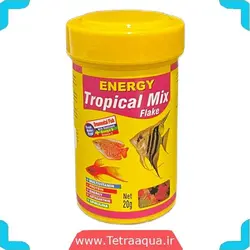 غذا ماهی آکواریوم تروپیکال میکس فلیک 20گرمی