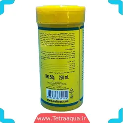 غذا ماهی آکواریوم اسپیرولینا فلیک 50گرمی