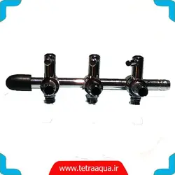ترمینال تقسیم هوای آکواریوم 3 خروجی استیل