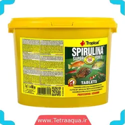 غذای ماهی Super Spirulina Forte Tabletes برند تروپیکال
